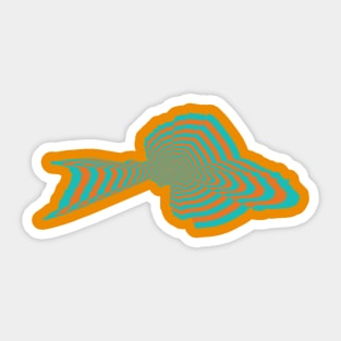 Pleco Psychedelic Sticker